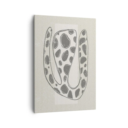 Schilderen op canvas - Een vreemd wezen - 50x70 cm