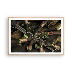 Een poster in een licht eiken lijst - Wij zijn samen - 91x61 cm