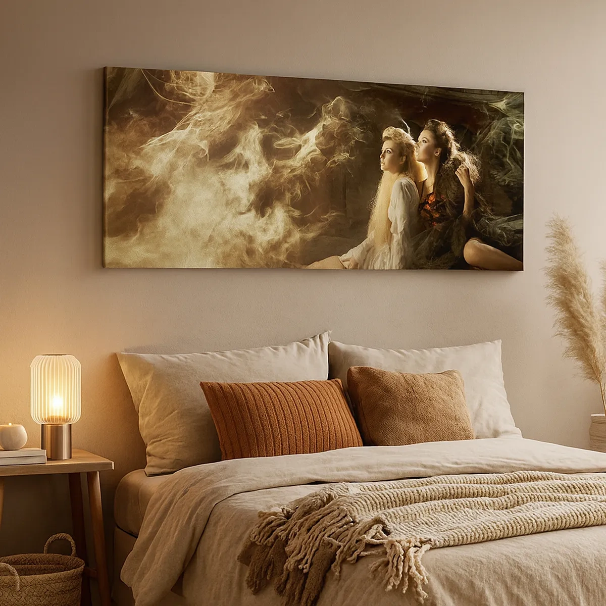 Schilderen op canvas - En er was poëzie - 30x30 cm