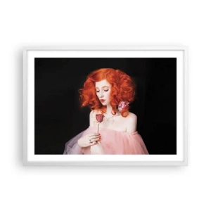 Poster in een witte lijst - In barokstijl - 70x50 cm