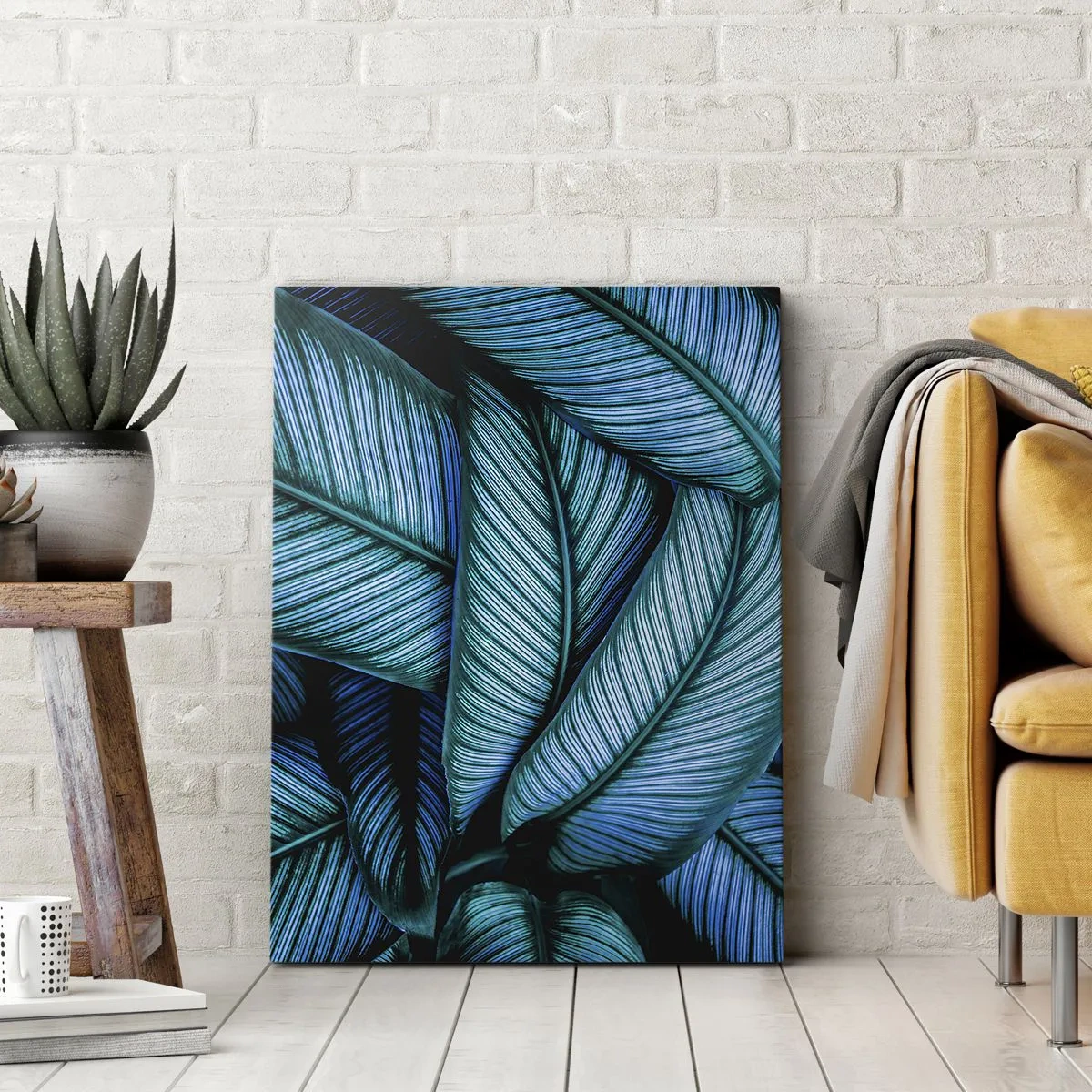 Schilderen op canvas - Levens lijnen - 55x100 cm