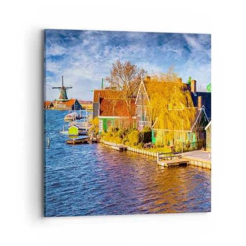 Schilderen op canvas - Eeuwenlang geen verandering - 70x70 cm