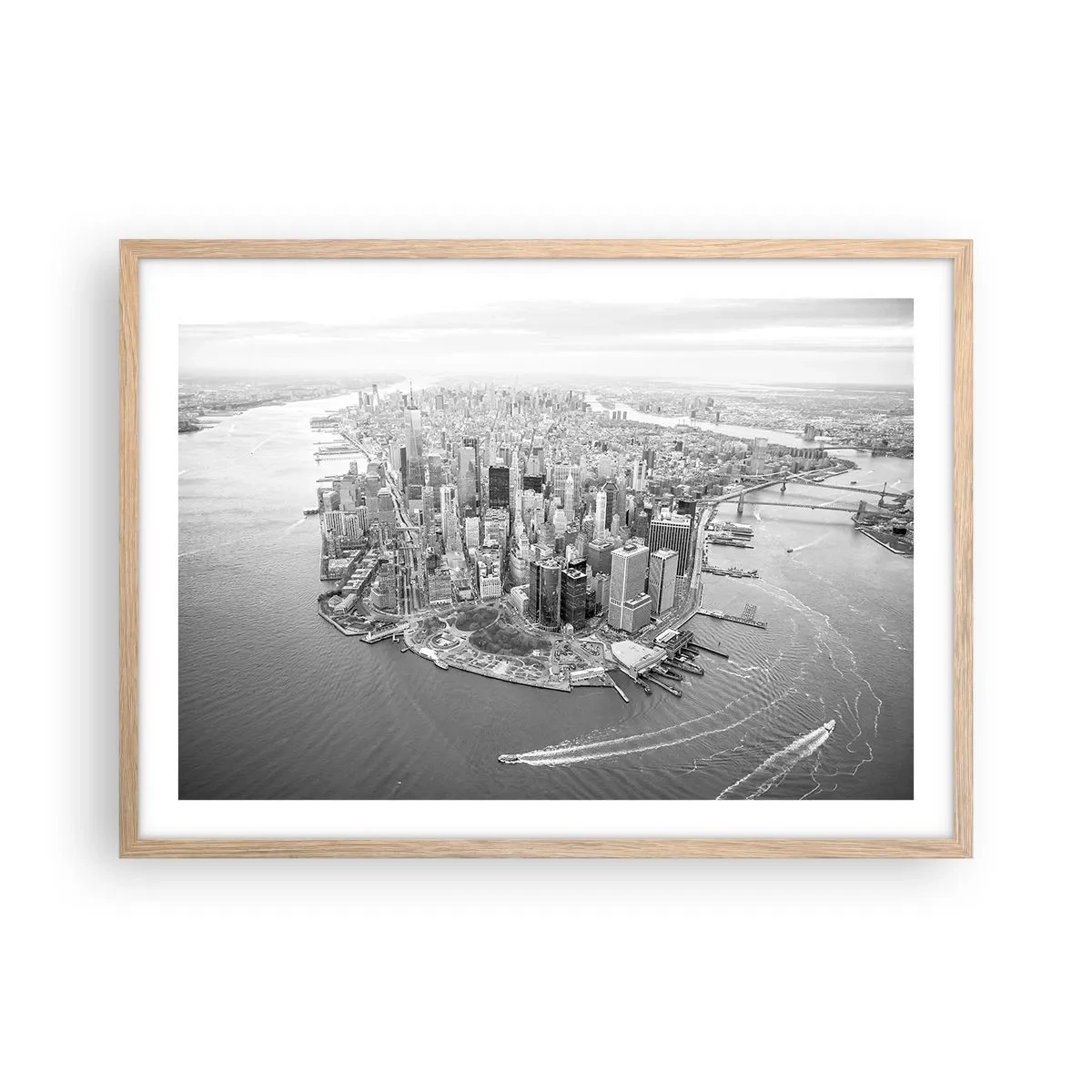 Een poster in een licht eiken lijst - Hoe niet lief te hebben? - 70x50 cm