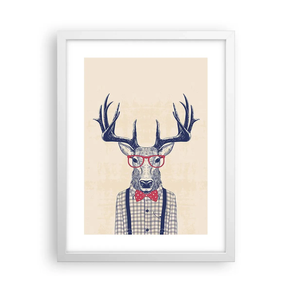 Poster in een witte lijst - Een grappig extravaganza - 30x40 cm