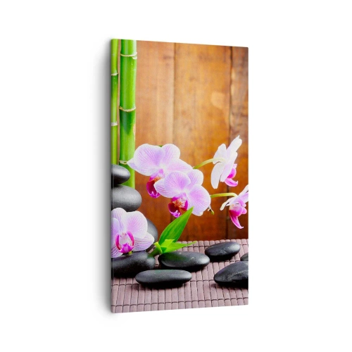 Schilderen op canvas - Maak kennis met de geneugten van het oosten - 45x80 cm