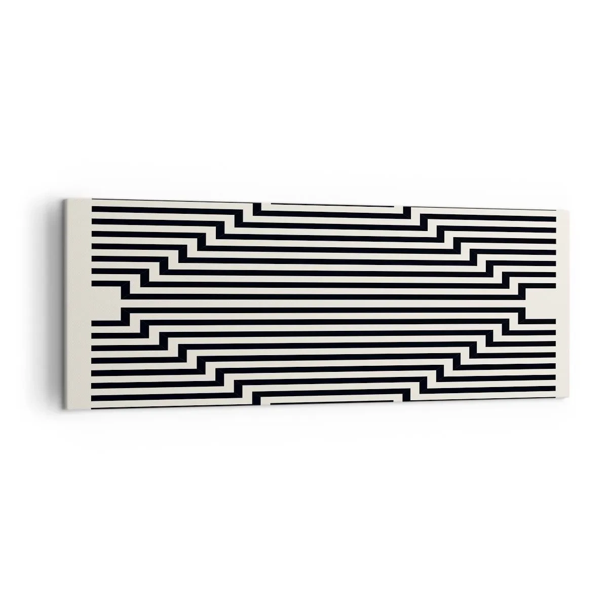 Schilderen op canvas - Geometrische illusie - 140x50 cm