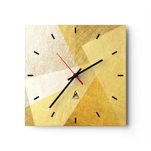 Wandklok - Klok - Geometrie weer - 30x30 cm