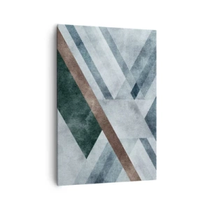 Schilderen op canvas - Verfijnde elegantie van geometrie - 70x100 cm