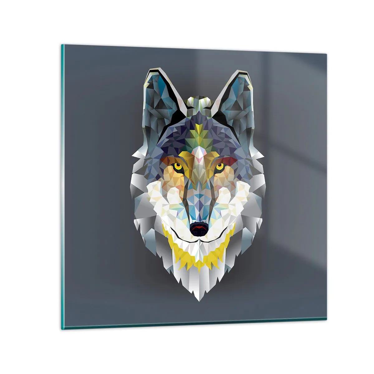 Schilderen op glas - Als we het over de duivel hebben - 60x60 cm