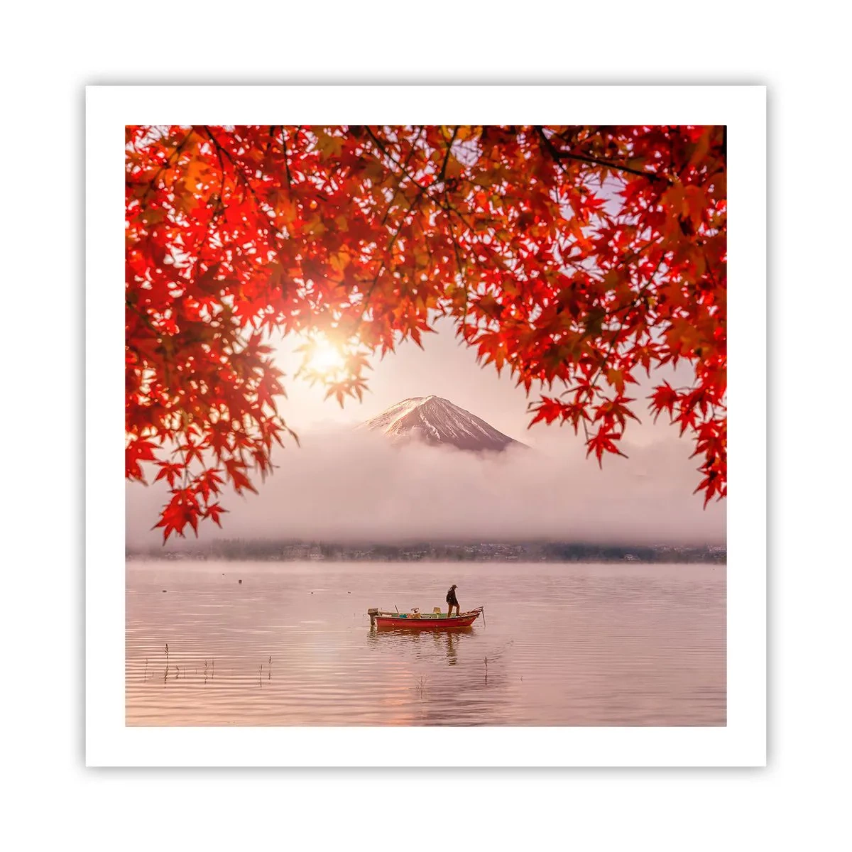 Poster - In het Japanse klimaat - 60x60 cm