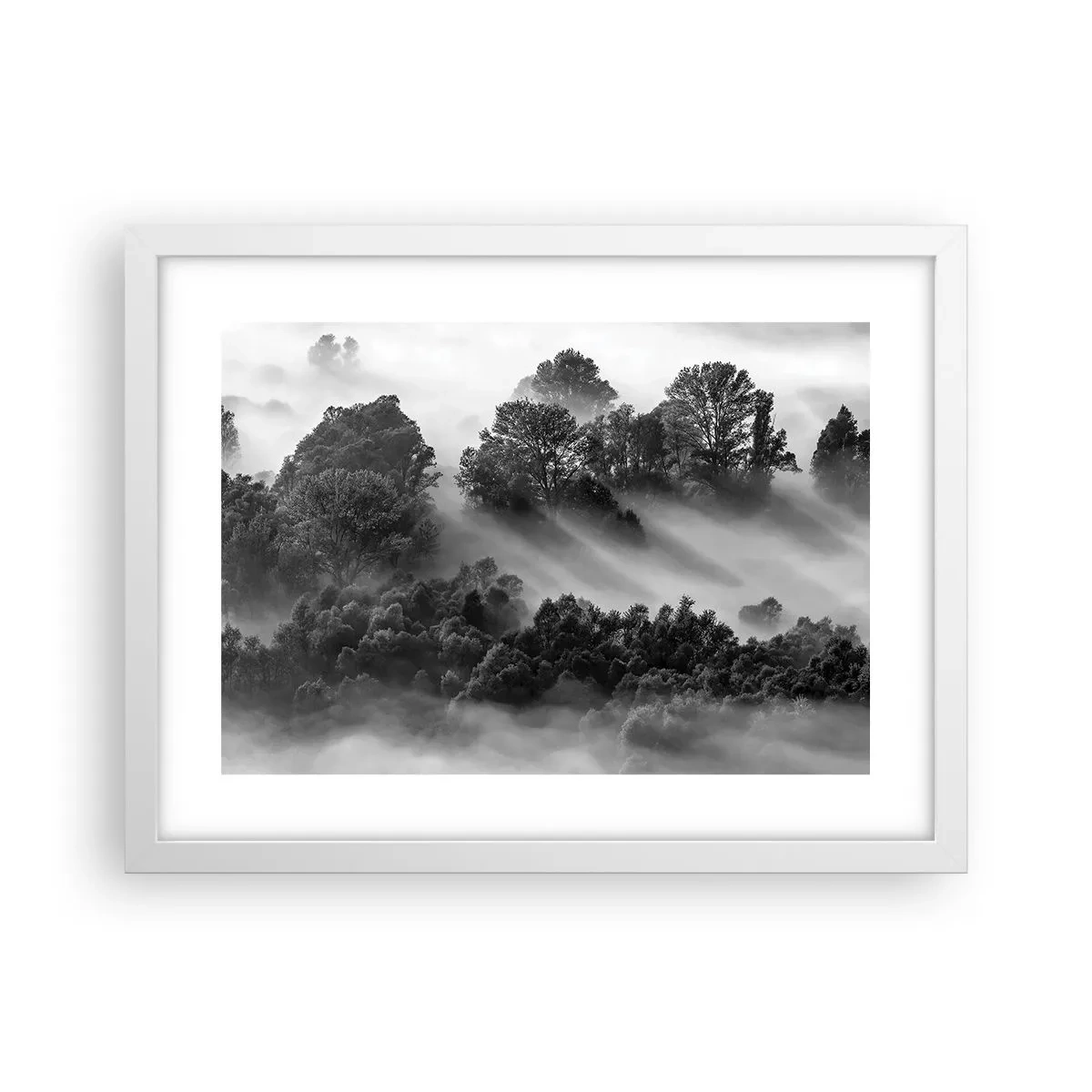 Poster in een witte lijst - Opstaand uit de slaap - 40x30 cm