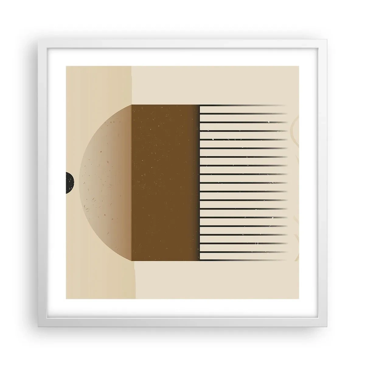 Poster in een witte lijst - verschillende staten - 50x50 cm