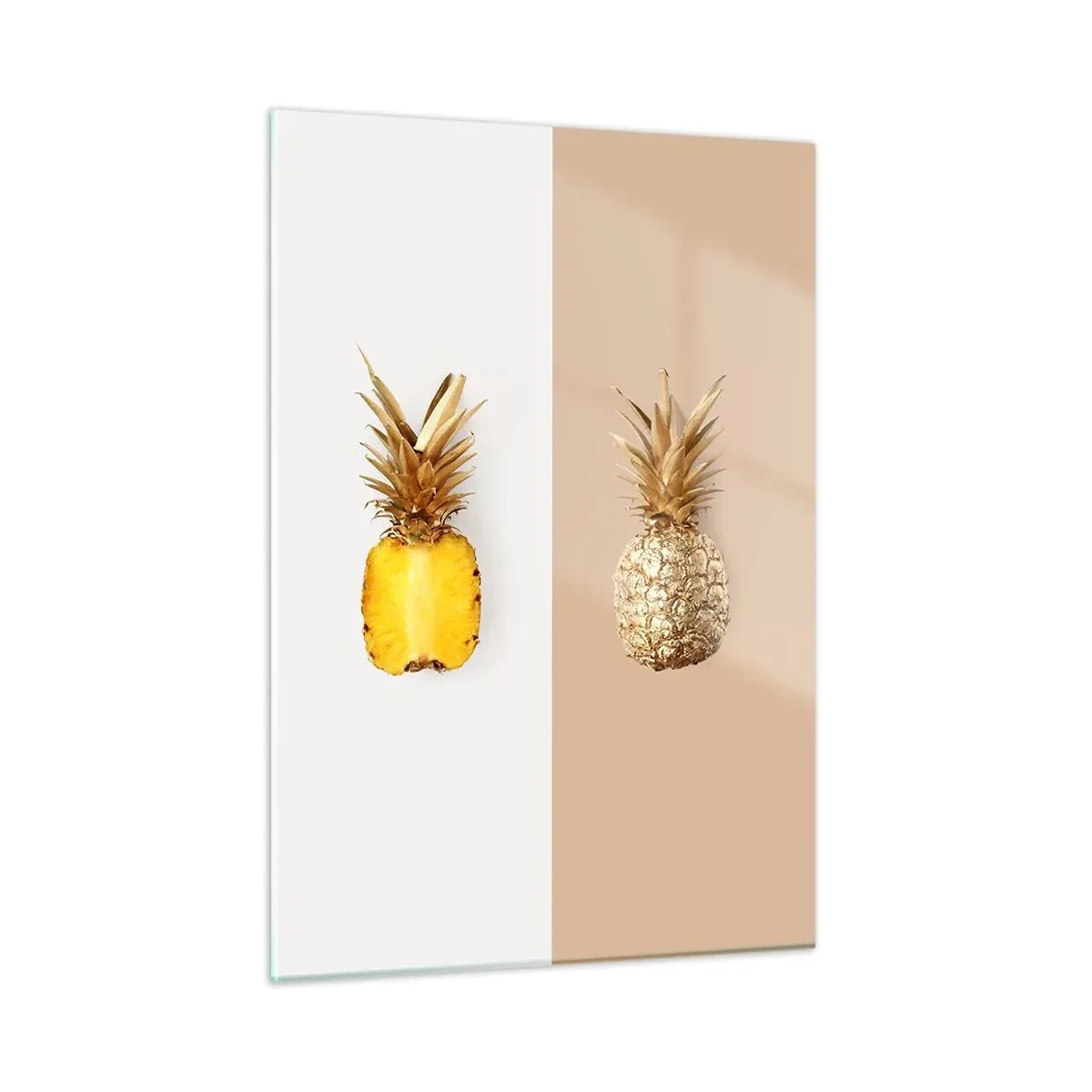 Schilderen op glas - Ananas voor ons - 50x70 cm