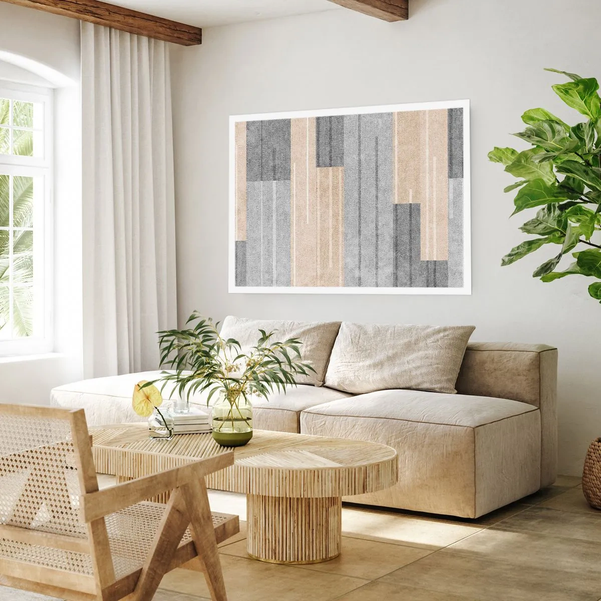 Poster - Compositie: houd verticaal - 70x50 cm