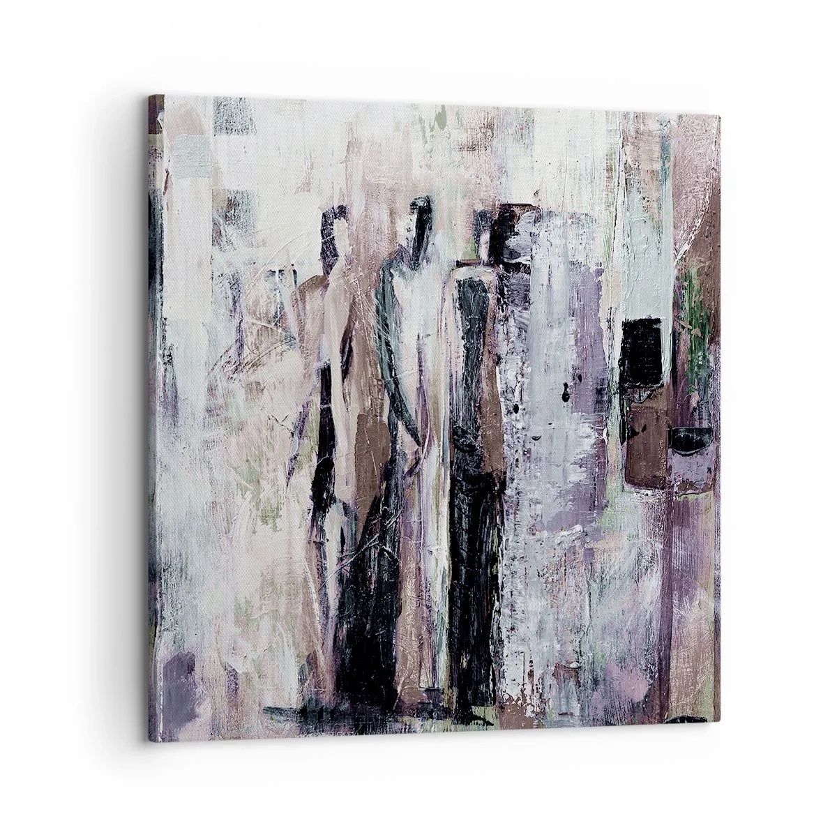 Schilderen op canvas - De mysterieuze drie - 60x60 cm