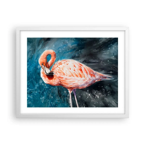 Poster in een witte lijst - Decoratief van aard - 50x40 cm