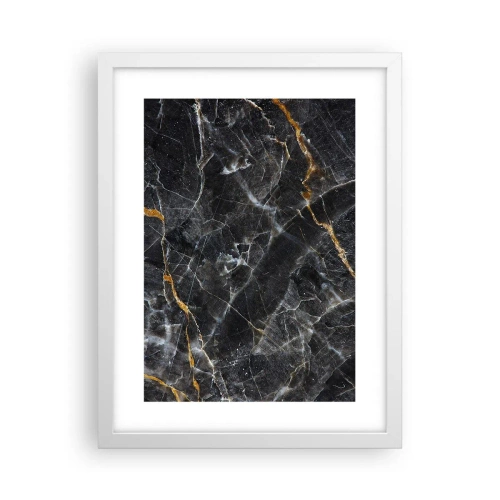 Poster in een witte lijst - Het innerlijke leven van de steen - 30x40 cm