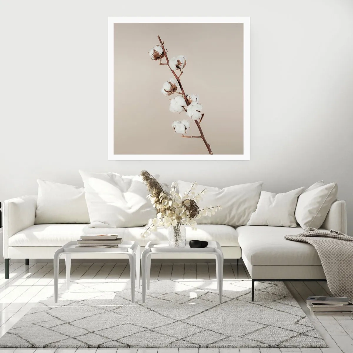 Poster - Aan de bron van zachtheid - 40x40 cm