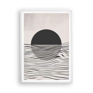 Poster in een witte lijst - Halve compositie - 70x100 cm