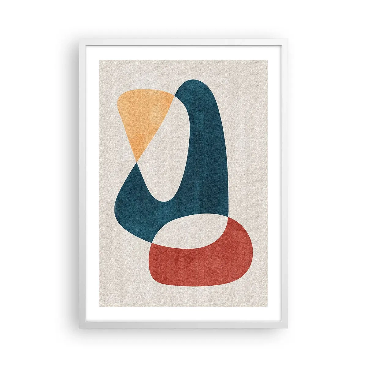 Poster in een witte lijst - Invloeden en metamorfoses - 50x70 cm