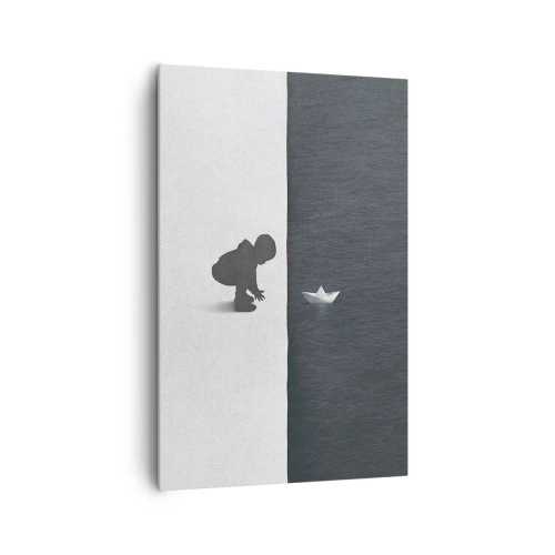 Schilderen op canvas - Geweldige expeditie - 80x120 cm