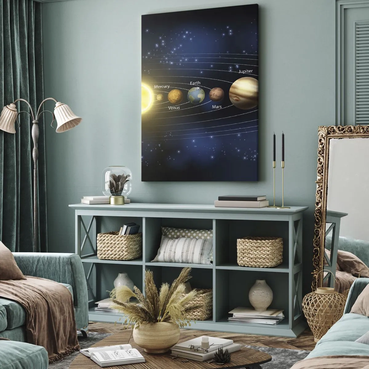 Schilderen op canvas - Een van de tien - 50x70 cm