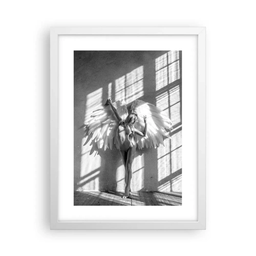 Poster in een witte lijst - Recht uit de hemel - 30x40 cm