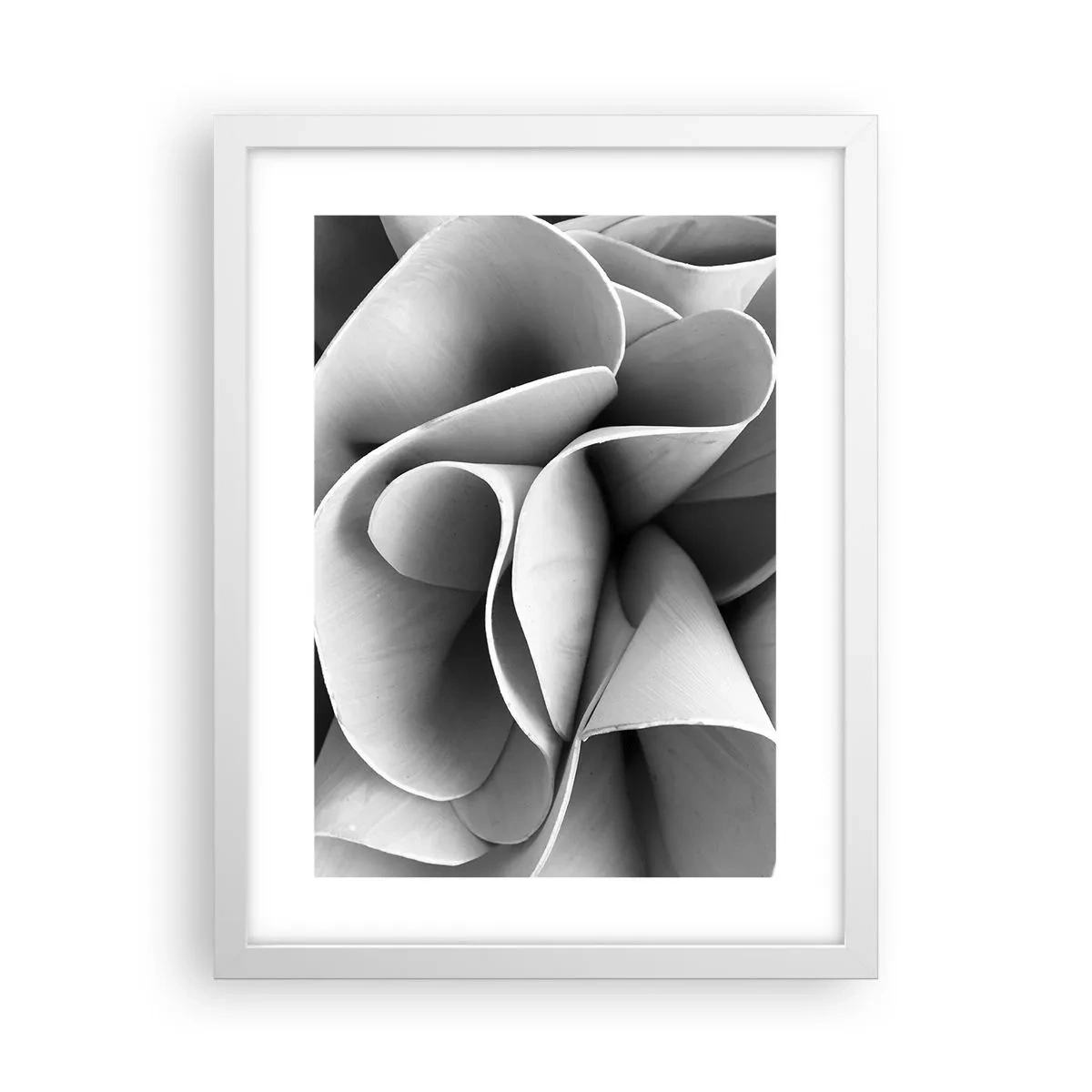 Poster in een witte lijst - Het gebeurt in de ruimte - 30x40 cm