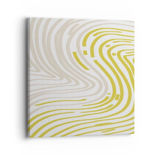 Schilderen op canvas - Een compositie met een zachte buiging - 40x40 cm