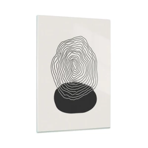 Schilderen op glas - Duur en spiertrekkingen - 50x70 cm