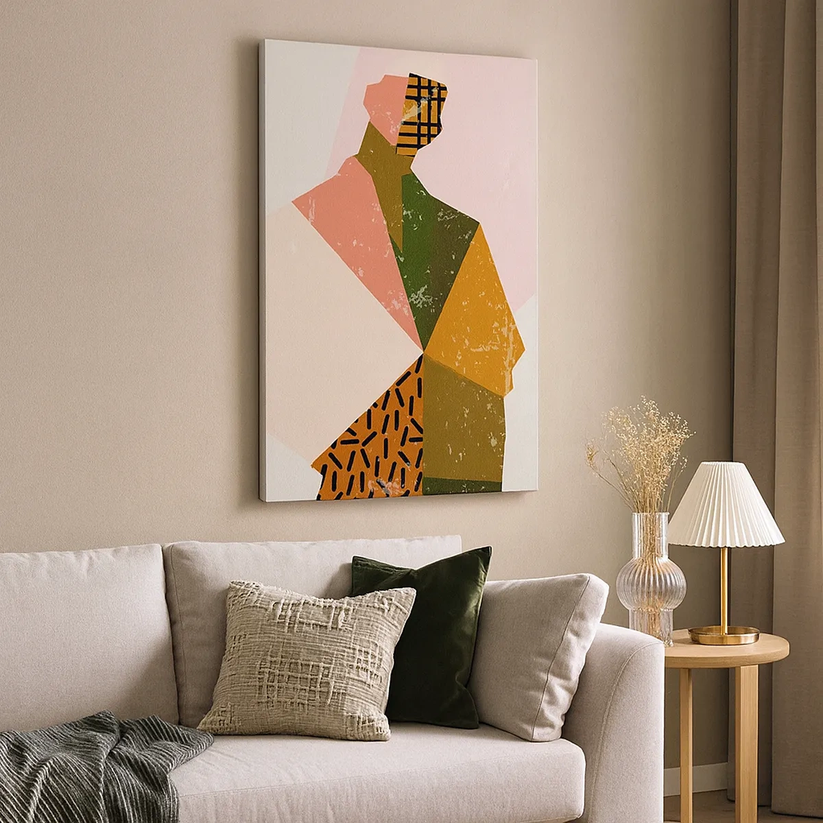 Schilderen op canvas - De mens – een ingewikkeld wezen - 50x70 cm