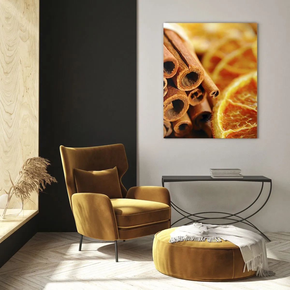 Schilderen op glas - Kun je hun geur ruiken? - 50x70 cm