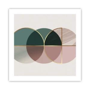Poster - Wiel voor wiel... - 50x50 cm