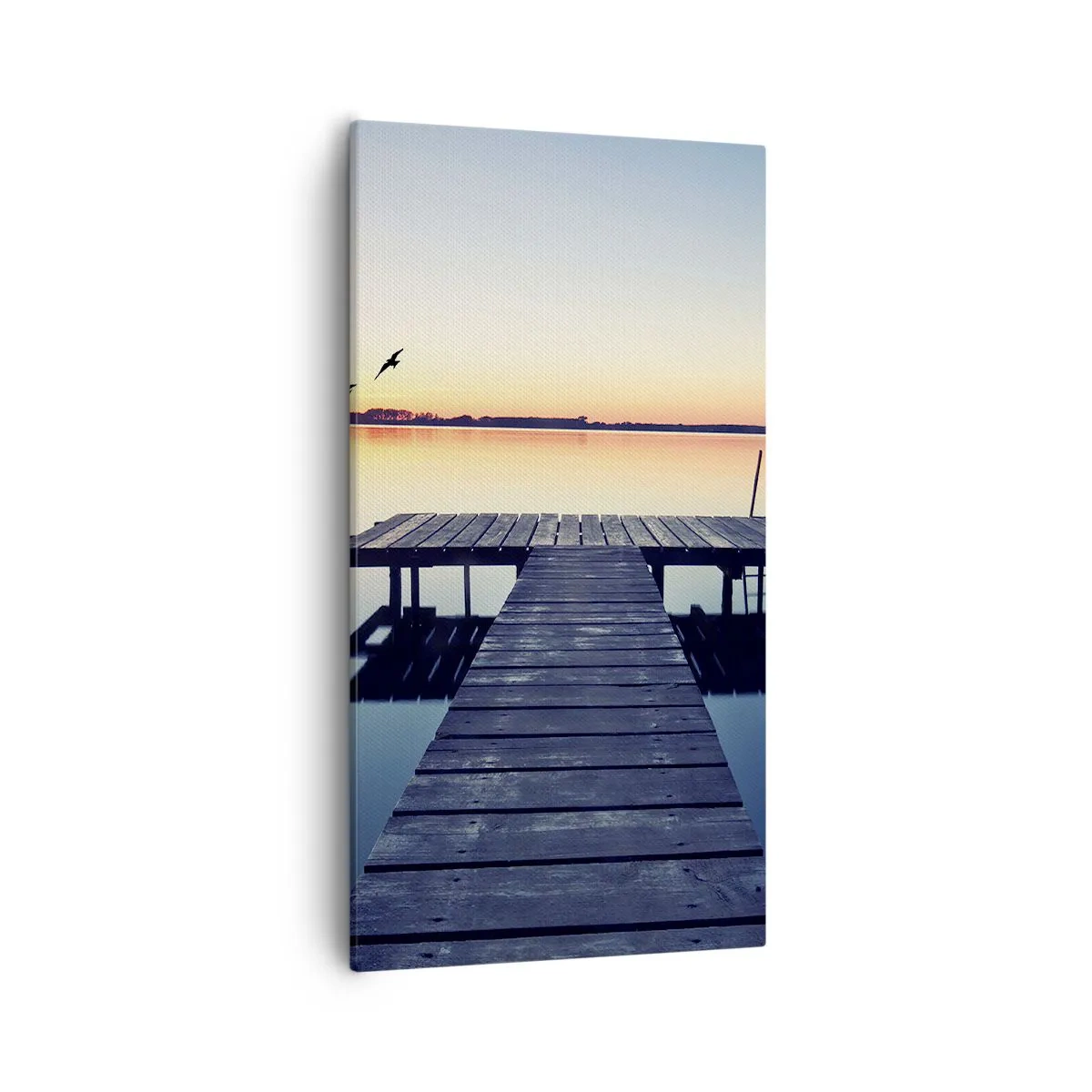 Schilderen op canvas - Dat was een goede dag - 55x100 cm