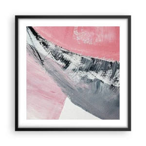 Poster in een zwarte lijst - Bijpassende compositie - 50x50 cm