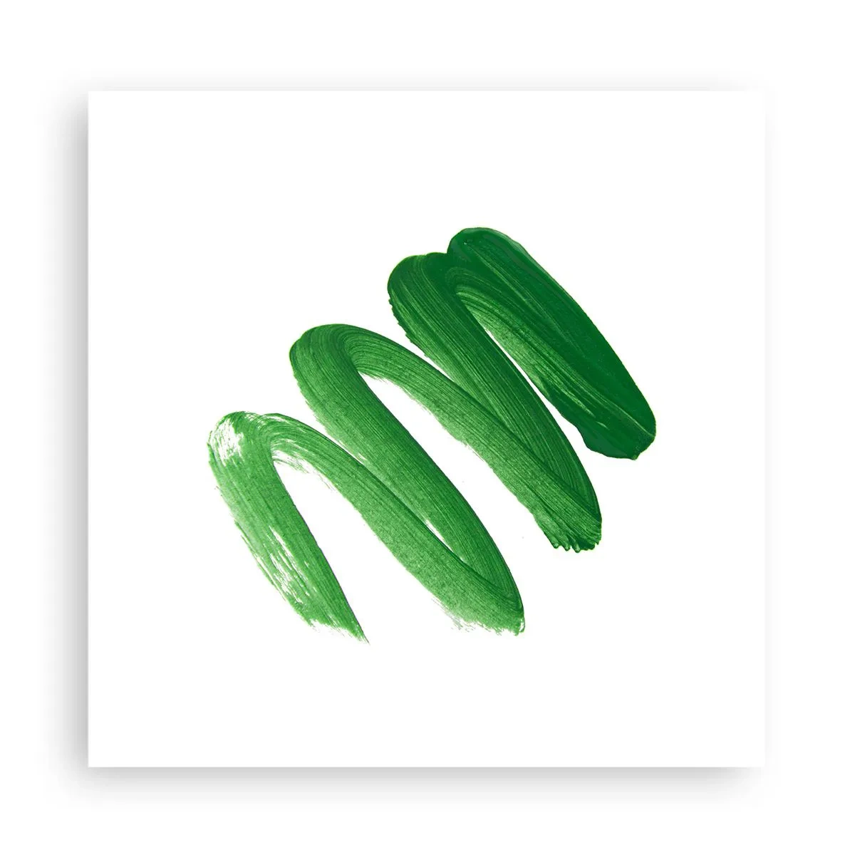 Poster - Groene grap - 30x30 cm