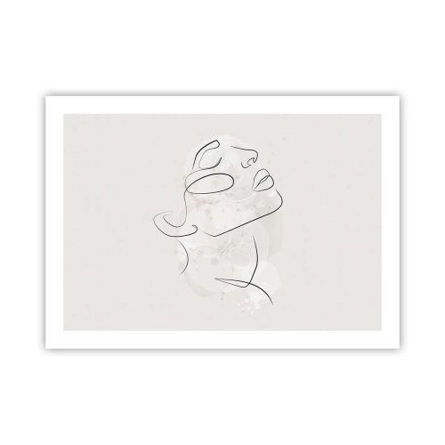 Poster - De omtrek van een droom - 70x50 cm