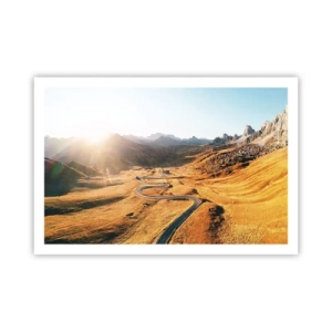 Poster - In een gouden vallei - 91x61 cm