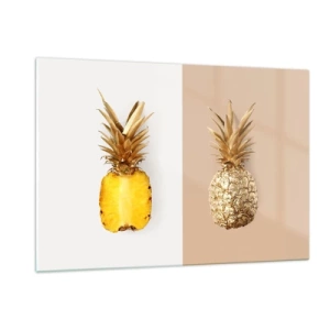 Schilderen op glas - Ananas voor ons - 120x80 cm