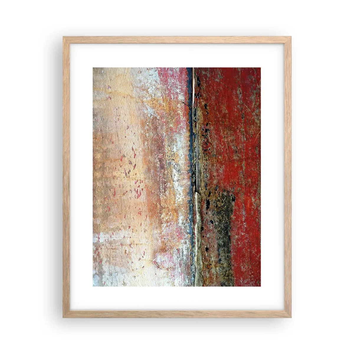 Een poster in een licht eiken lijst - Wellicht is het de zee - 40x50 cm