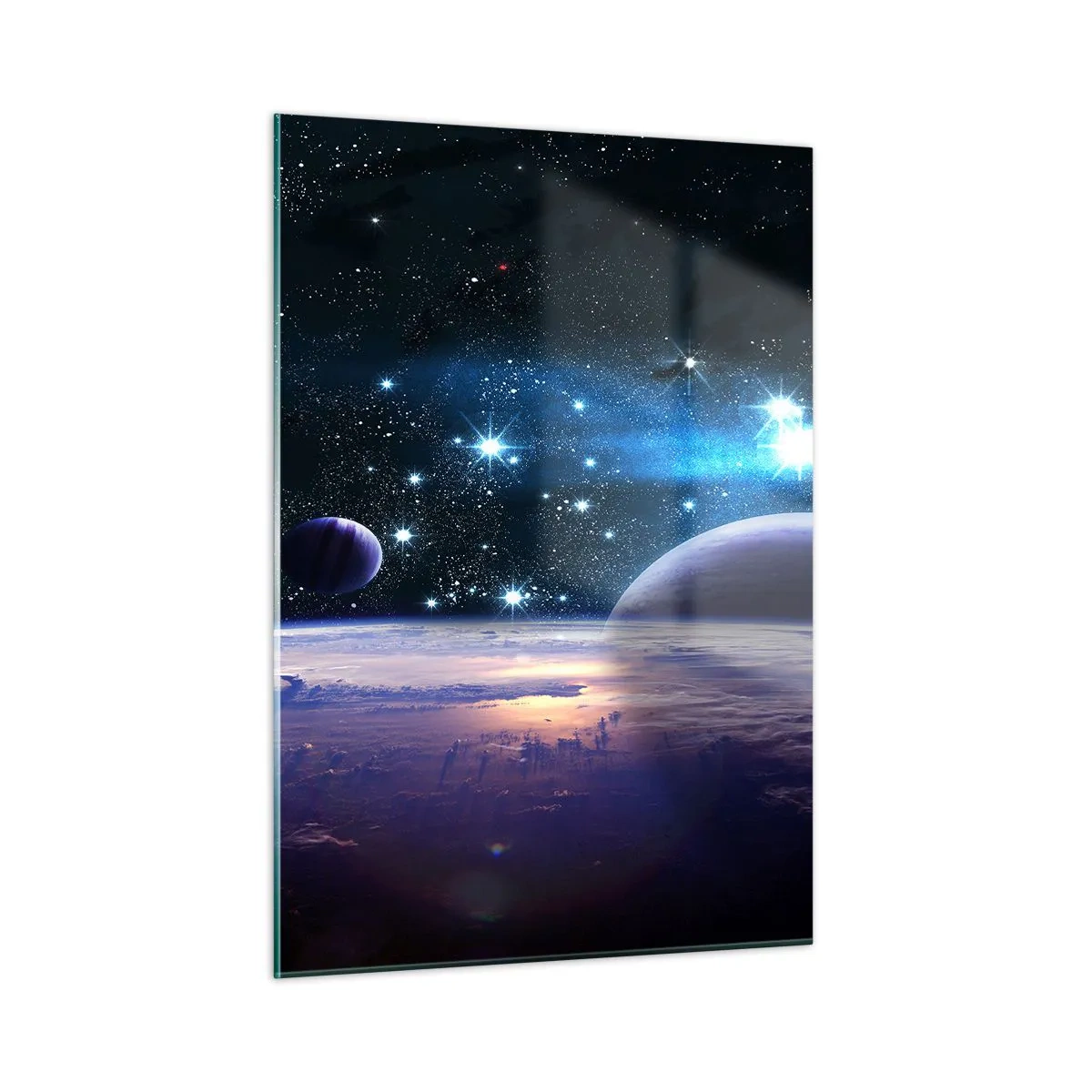 Schilderen op glas - Nog steeds alleen? - 50x70 cm