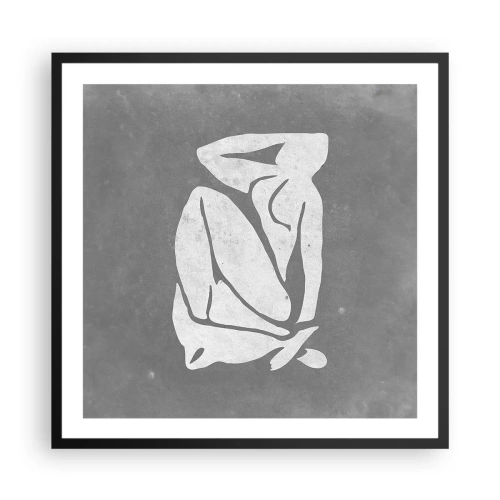 Poster in een zwarte lijst - In reflectie - 60x60 cm