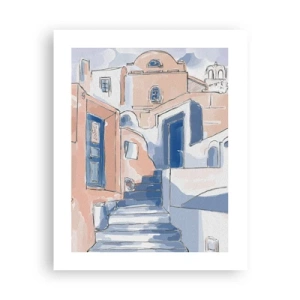 Poster - Exotische stad - 40x50 cm