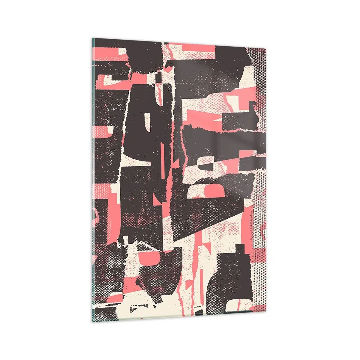 Schilderen op glas - Al dit lawaai - 80x120 cm