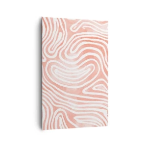 Schilderen op canvas - In het koraallabyrint - 80x120 cm