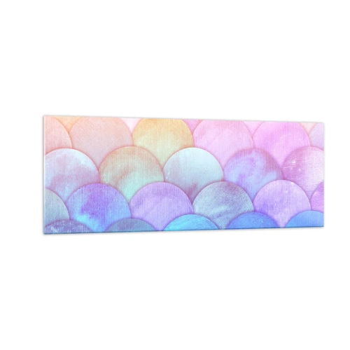 Schilderen op glas - Parel schaal - 140x50 cm