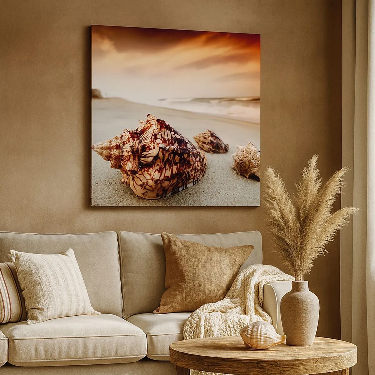 Schilderen op canvas - Outcasts van golven - 30x30 cm