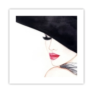 Poster - Elegantie en sensualiteit - 40x40 cm