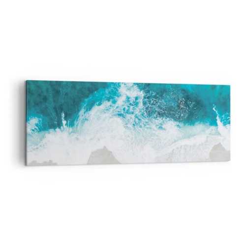 Schilderen op canvas - Natuurlijke streling - 140x50 cm