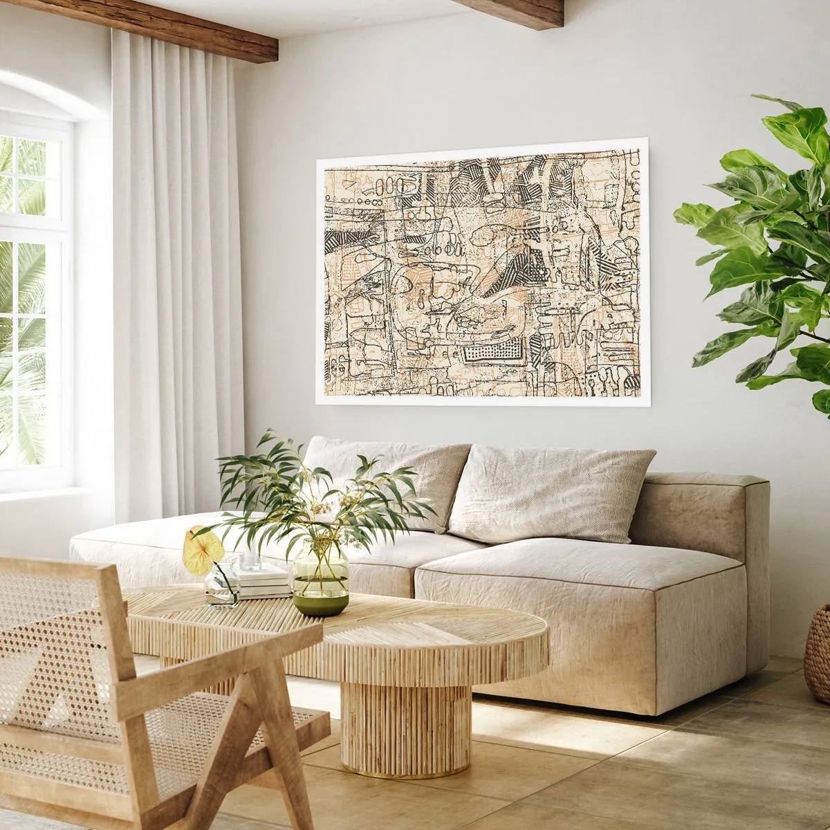 Poster - Het wacht om te worden gedecodeerd - 50x40 cm